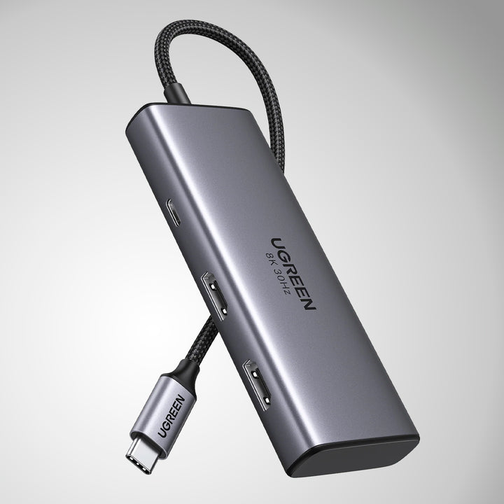 Adaptador multifunción USB-C UGREEN CM498 15852 (6 en 1) 8K 30Hz - Achorao