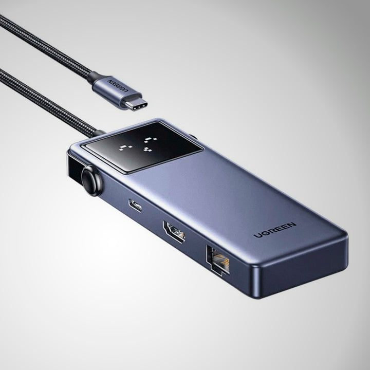 Adaptador hub UGREEN Uno USB-C CM888 7 en 1, con puerto ethernet