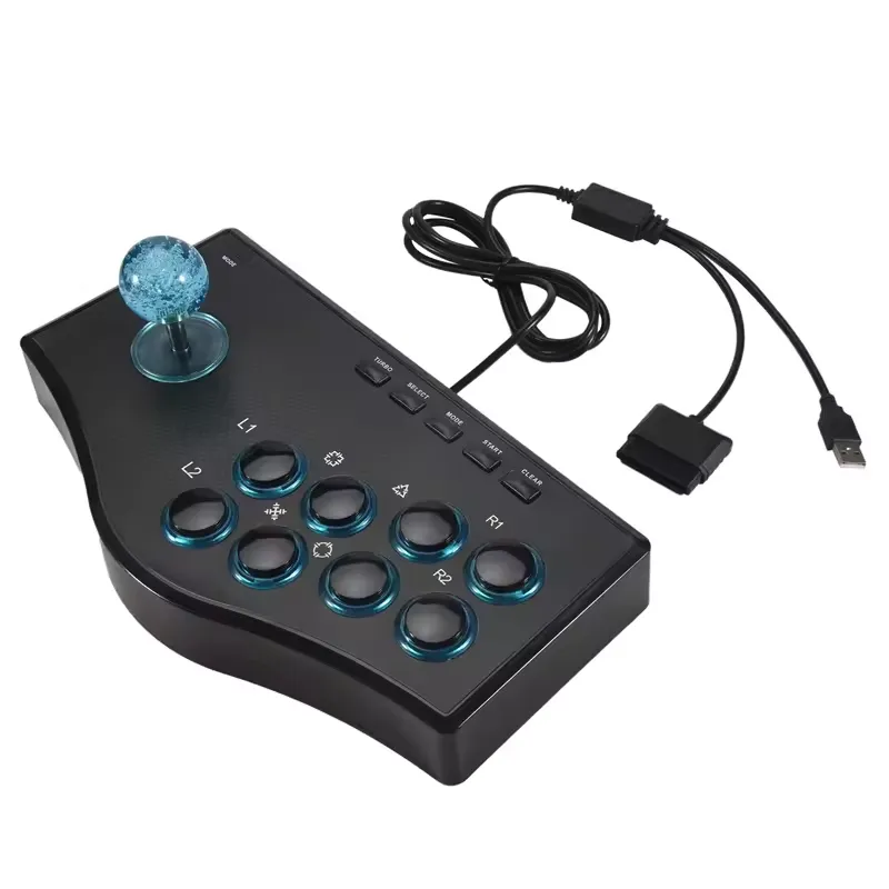 Joystick Arcade Mando USB 4 en 1 Nygacn para Android, PC, Smart TV, PS2, PS3 DEMO