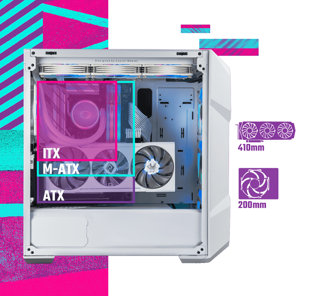MASTERBOX TD500 MESH V2 Caja PC Mid-Tower E-ATX - Achorao