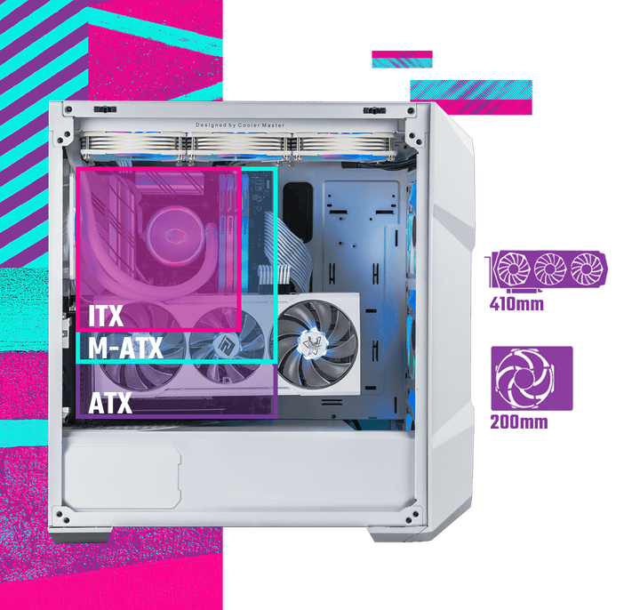 MASTERBOX TD500 MESH V2 Caja PC Mid-Tower E-ATX - Achorao