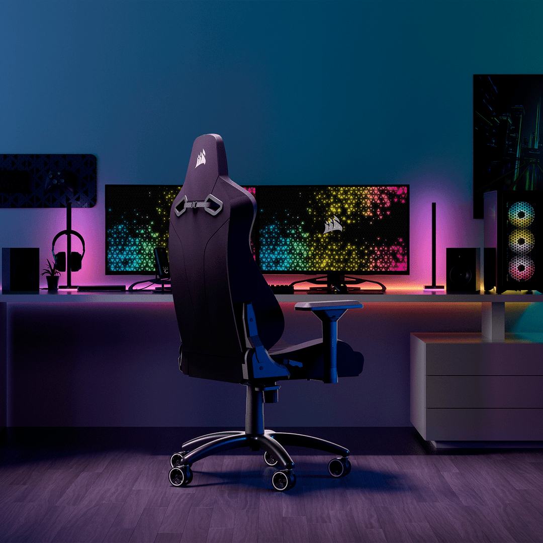 Silla Gamer Corsair TC200 con reposabrazos 4D, Material ( polipiel o textil) , Acero - Achorao