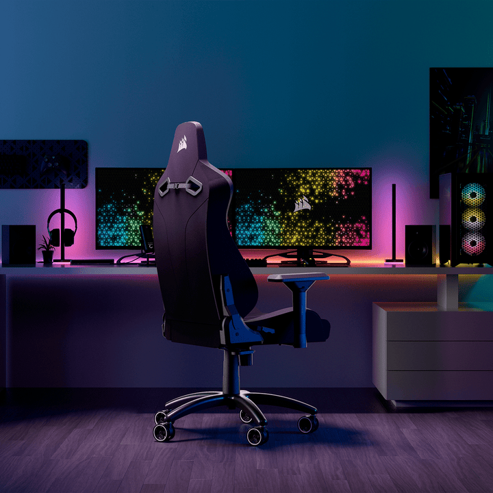 Silla Gamer Corsair TC200 con reposabrazos 4D, Material ( polipiel o textil) , Acero - Achorao