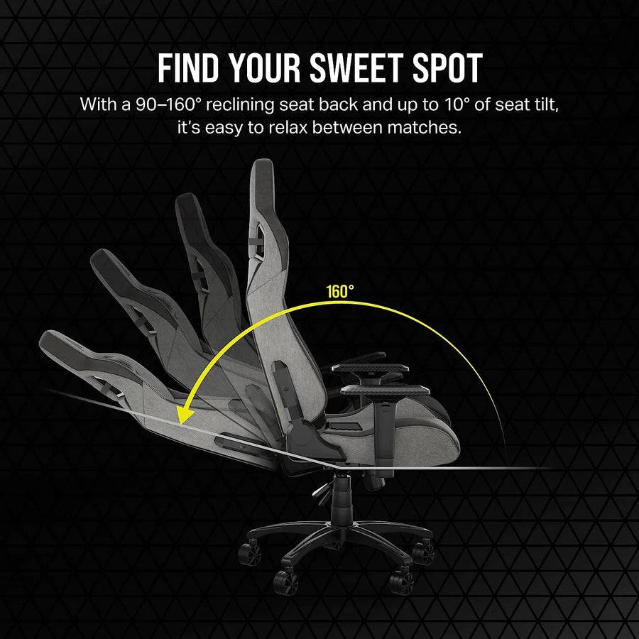 Silla Gamer T3 Rush Corsair C/ Reposabrazos 4D - Material/Tejido(Fabric) - Achorao