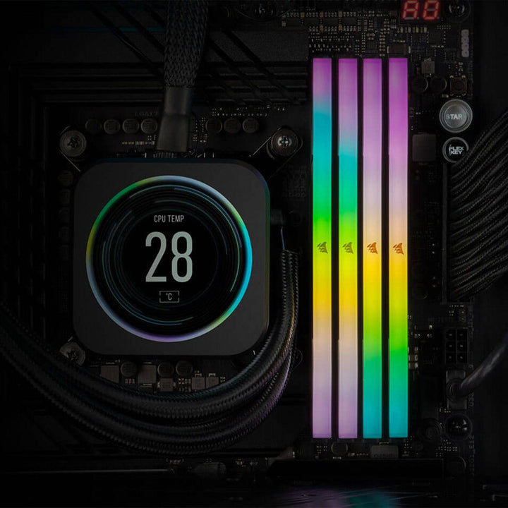 Memoria ram Corsair 32GB 2X16GB 5600MHZ DDR5 RGB BLACK - Achorao
