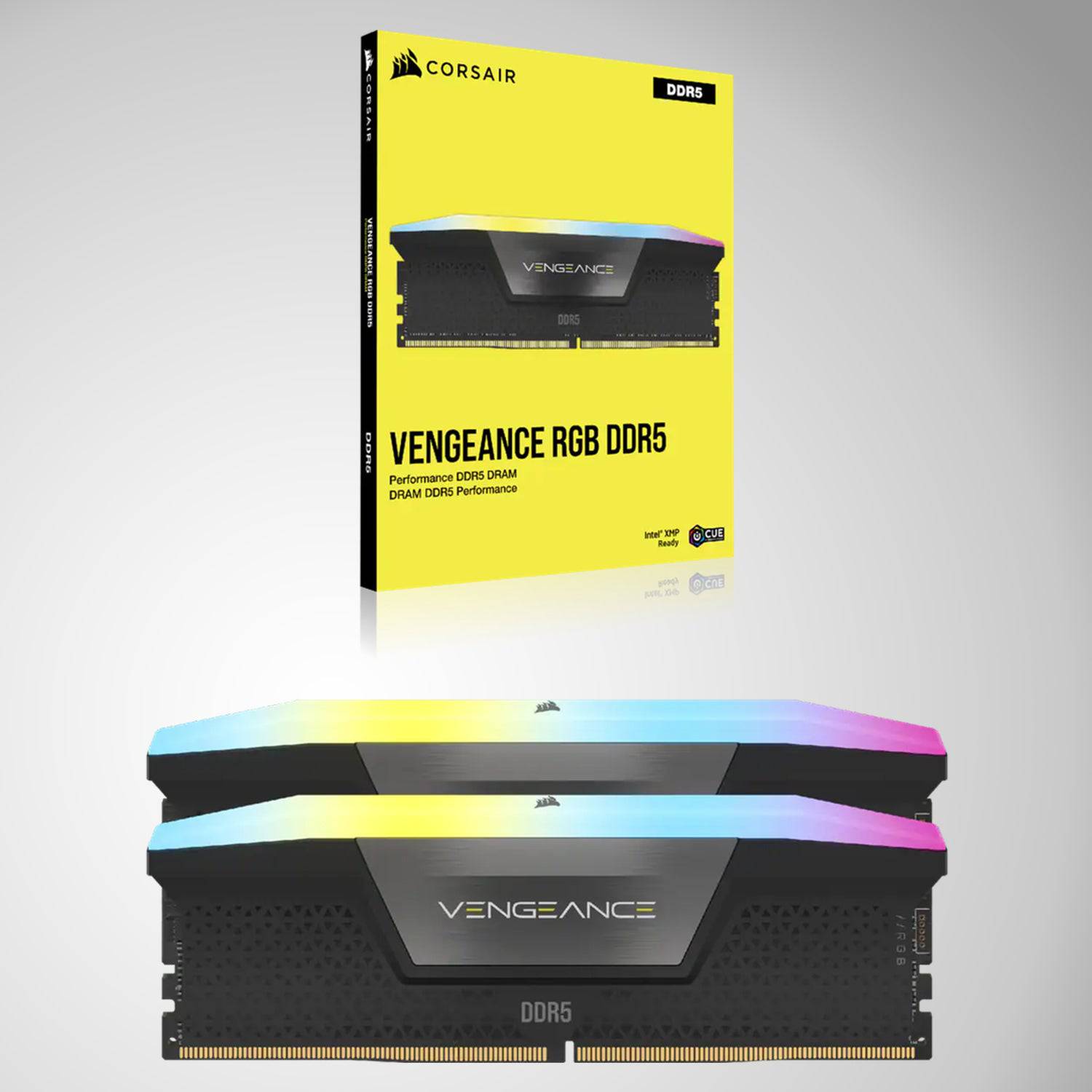 Memoria RAM Corsair 32GB (2X16GB) DDR5-5600MHZ RGB BLACK | Achorao