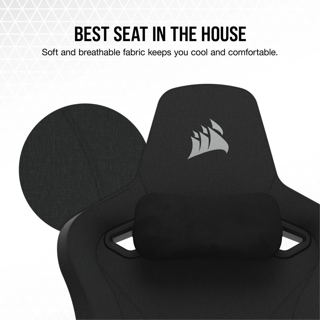 Silla Gamer Corsair TC200 con reposabrazos 4D, Material ( polipiel o textil) , Acero - Achorao