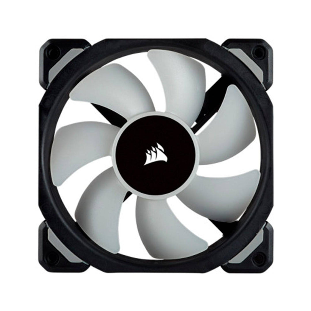 Fan Corsair ML120 Pro RGB Led, 12 cm, 1600 RPM, 13.2 VDC, 4 pines, PWM Control. (x3) - Achorao