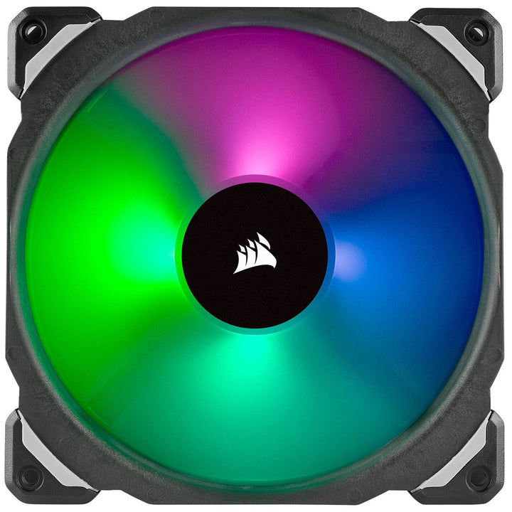 Fan Corsair ML140 Pro RGB Led, 14 cm, 1200 RPM, 13.2 VDC, 4 pines, PWM Control. (x1) - Achorao