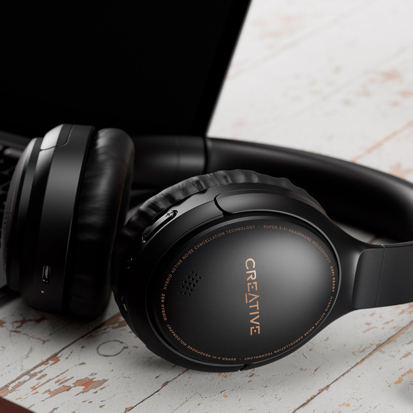 Audifono con microfon creative ZEN HYBRID gen 2 BT multipoint 40mm 70h super X-FI ready - Achorao