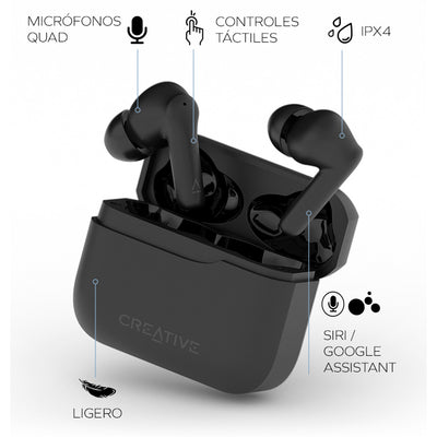 Audifono con microfono Creative zen AIR 2 BT IPX4 - Achorao