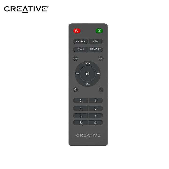 Parlante Creative E2900 2.1 60W/120W  BT/ FM/ USB/ SD/ 3.5MM 220V Luz Led - Achorao
