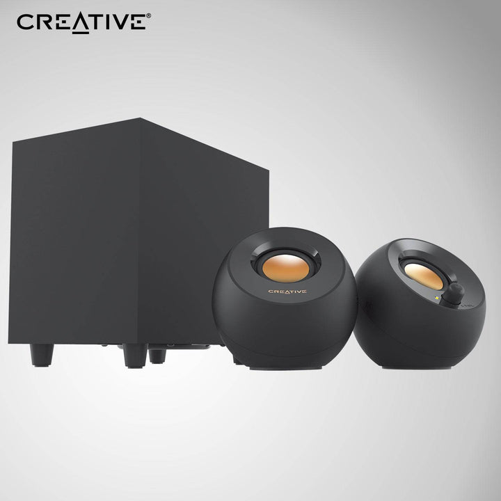 Parlante Creative Pebble Plus 2.1 8W/16W 3.5MM USB-POWER - Achorao