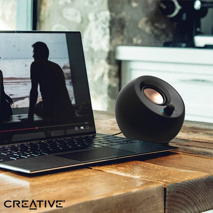 Parlante Creative Pebble V2 2.0 8W/16W 3.5MM USB-C-POWER - Achorao