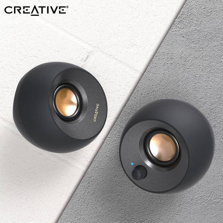 Parlante Creative Pebble V2 2.0 8W/16W 3.5MM USB-C-POWER - Achorao