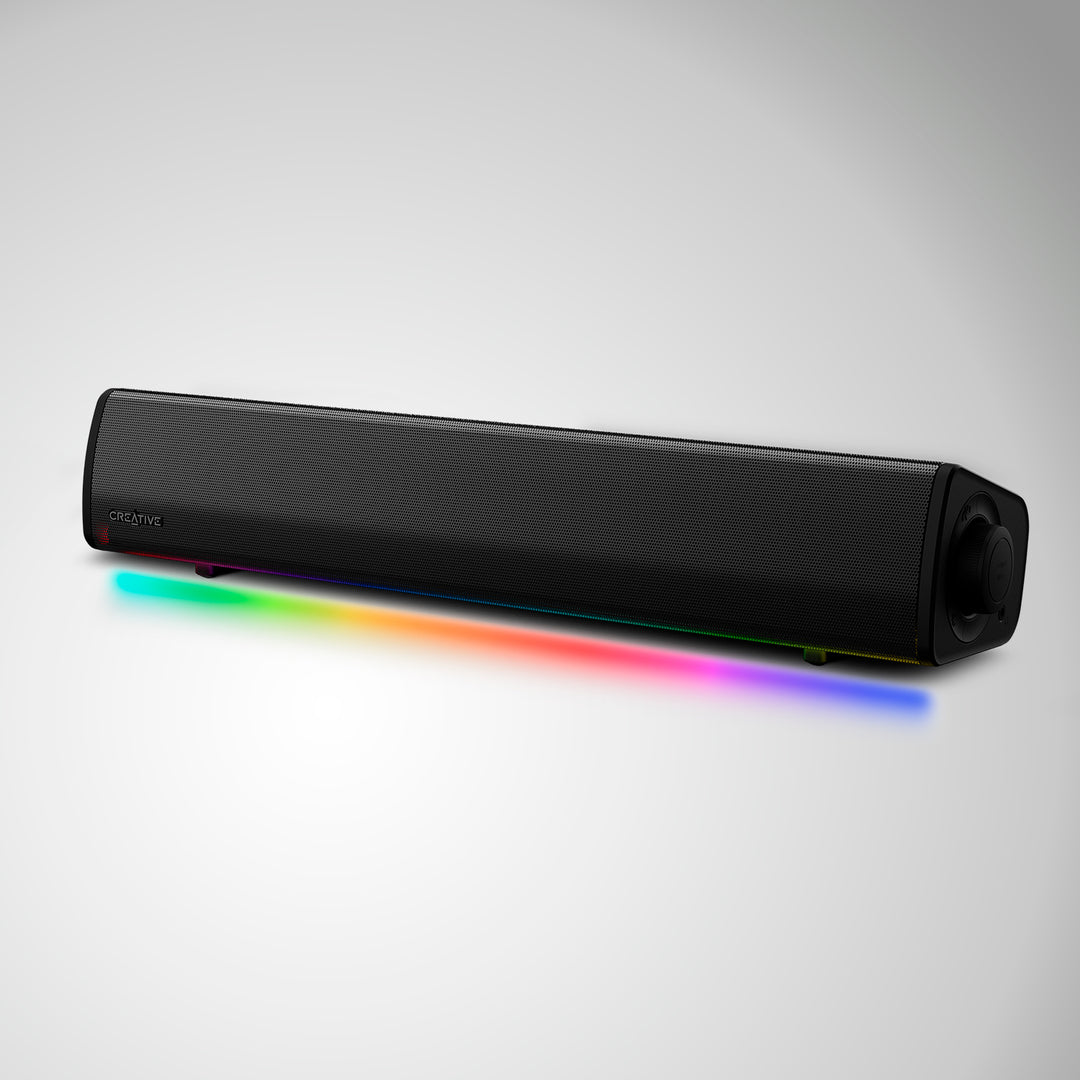 Parlante creative gaming sound bar GS3 rgb 24w bluetooth 5.4 usb-c power - Achorao
