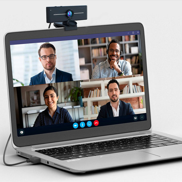 Cámara web CREATIVE LIVE! CAM SYNC 4K UHD 2160P DUAL MIC USB C/TAPA BLACK (73VF092000000) - Achorao