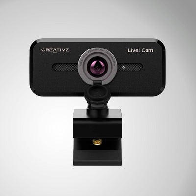 Cámara web CREATIVE LIVE! CAM SYNC V2 FHD 1080P C/TAPA DUAL MIC USB BLACK (73VF088000000) - Achorao