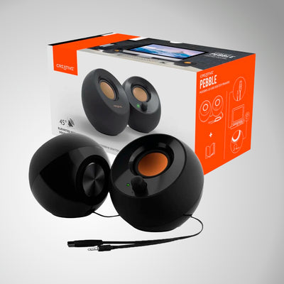 Altavoces de computadora Creative Pebble Modern 2.0 USB negro DEMO - Achorao