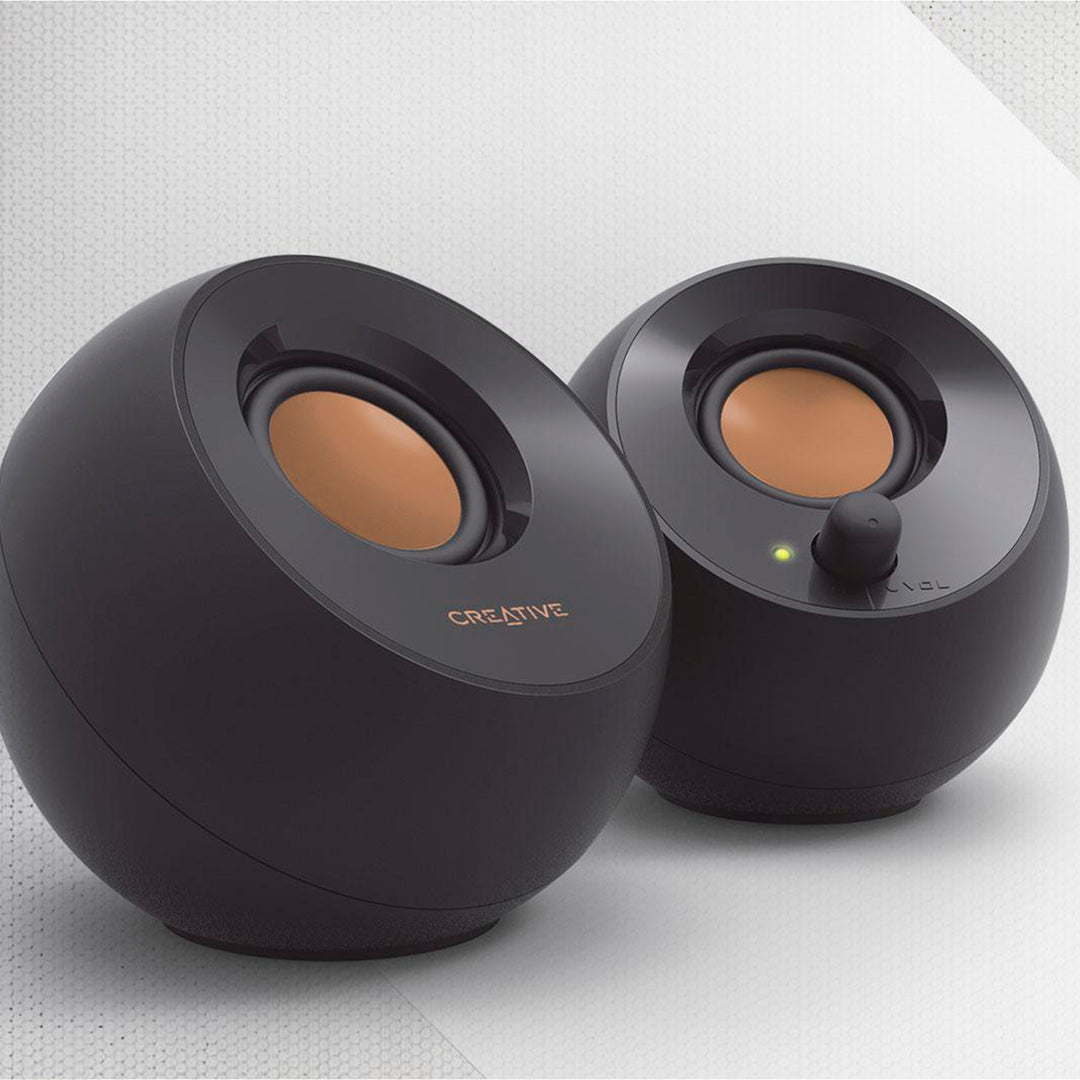 Altavoces de computadora Creative Pebble Modern 2.0 USB negro DEMO - Achorao