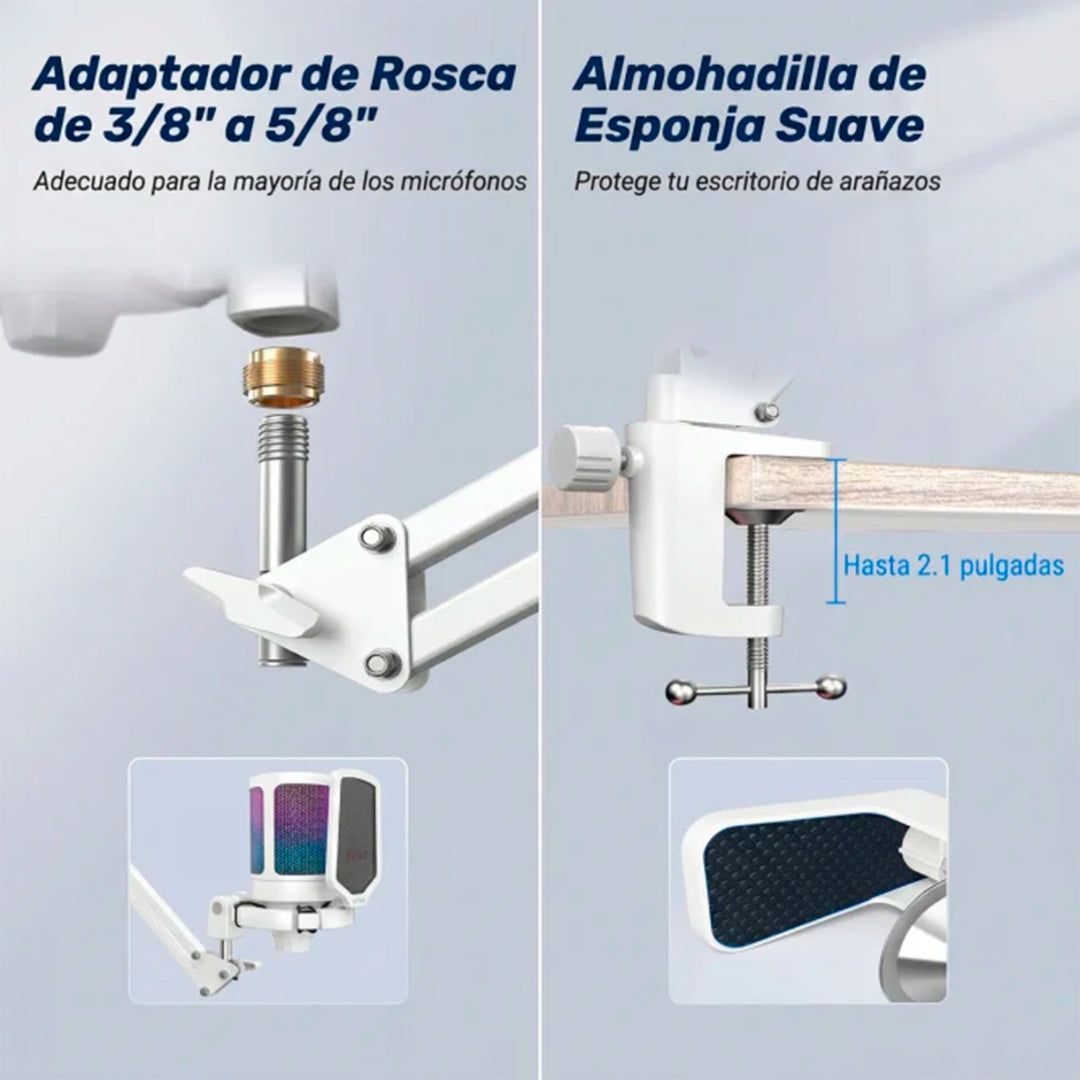 Brazo para Micrófono Fifine CS1 White