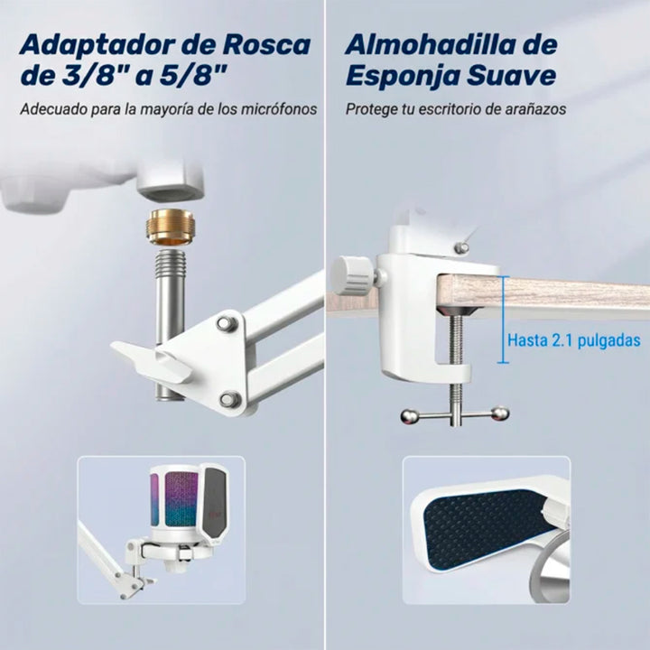 Brazo para Micrófono Fifine CS1 White