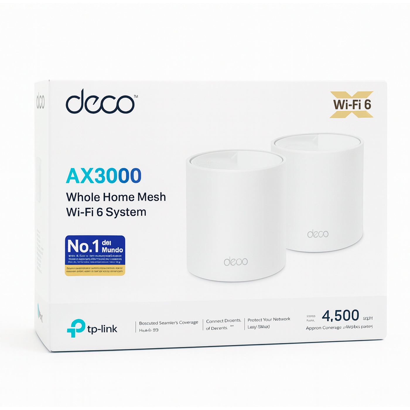 TP Link Deco X50 2pack Ax3000 WiFi 6 Mesh Para Toda La Casa Ver.:1.3 - Achorao