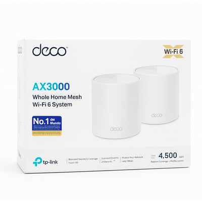 TP Link Deco X50 2pack Ax3000 WiFi 6 Mesh Para Toda La Casa Ver.:1.3 - Achorao