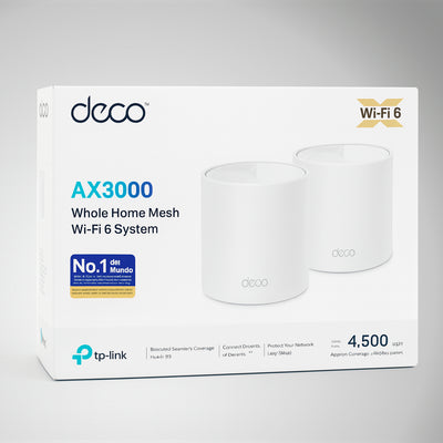 TP Link Deco X50 2pack Ax3000 WiFi 6 Mesh Para Toda La Casa Ver.:1.3 - Achorao