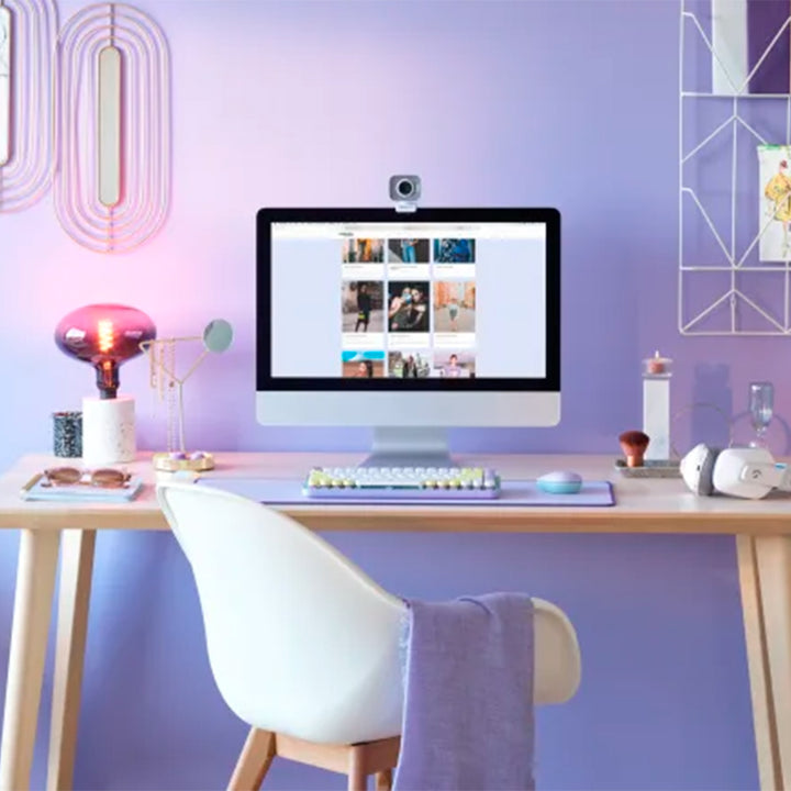 Mousepad DESK PAD Antisalpicaduras 70 cm x 30 cm Lila - Achorao