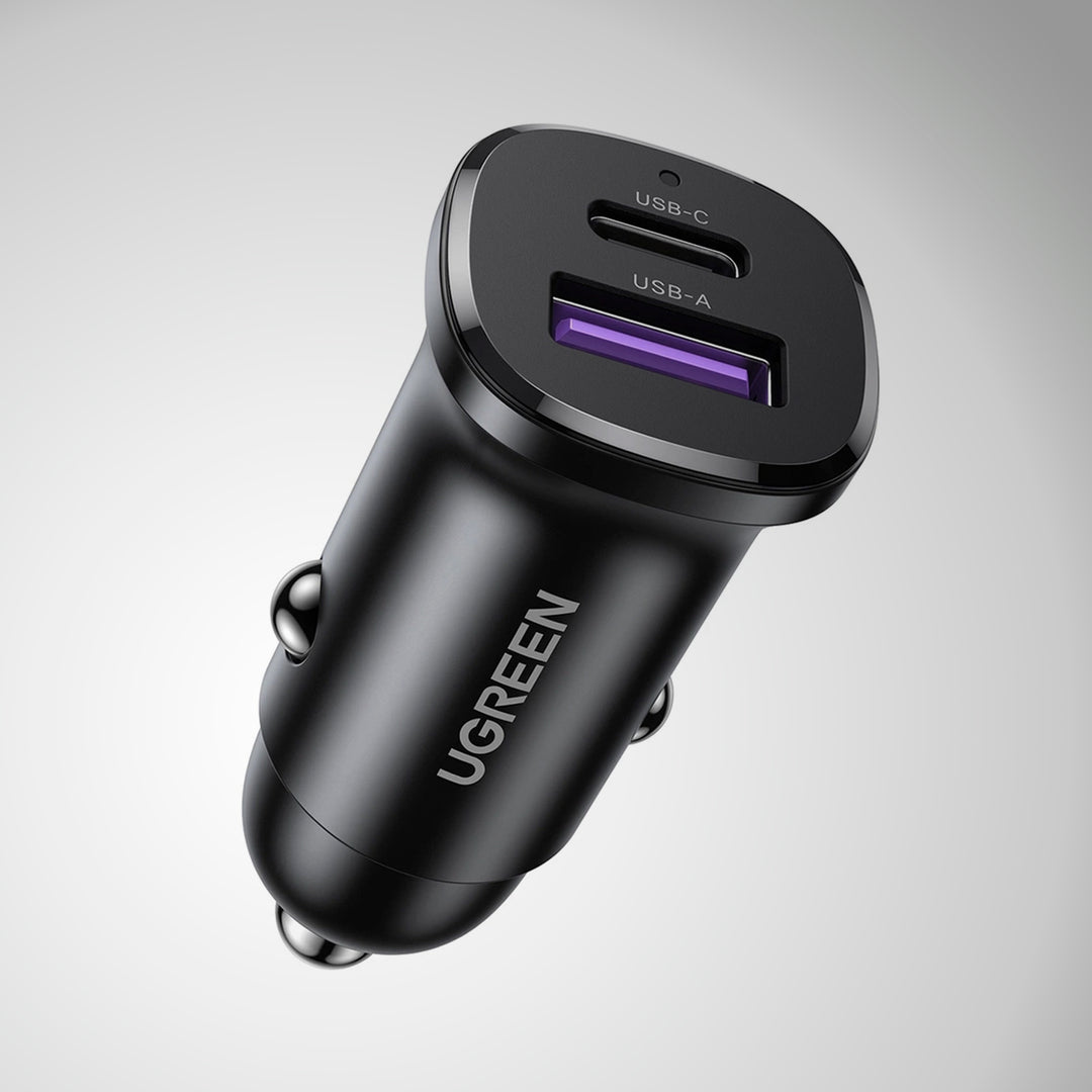 Cargador para autos UGREEN 30W 2-Port Fast Car Charger 25845 EC305