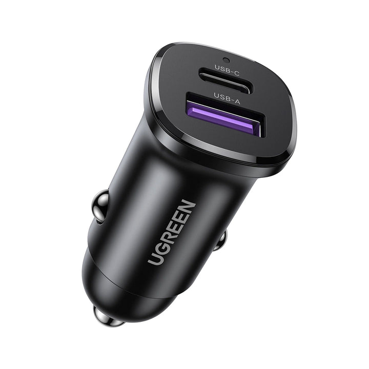 Cargador para autos UGREEN 30W 2-Port Fast Car Charger 25845 EC305