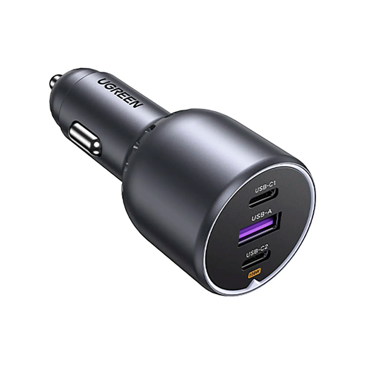 Cargador para autos de carga rápida Ugreen 130W 3-Port EC705 - Achorao