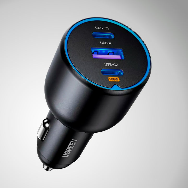 Cargador para autos de carga rápida Ugreen 130W 3-Port EC705 - Achorao