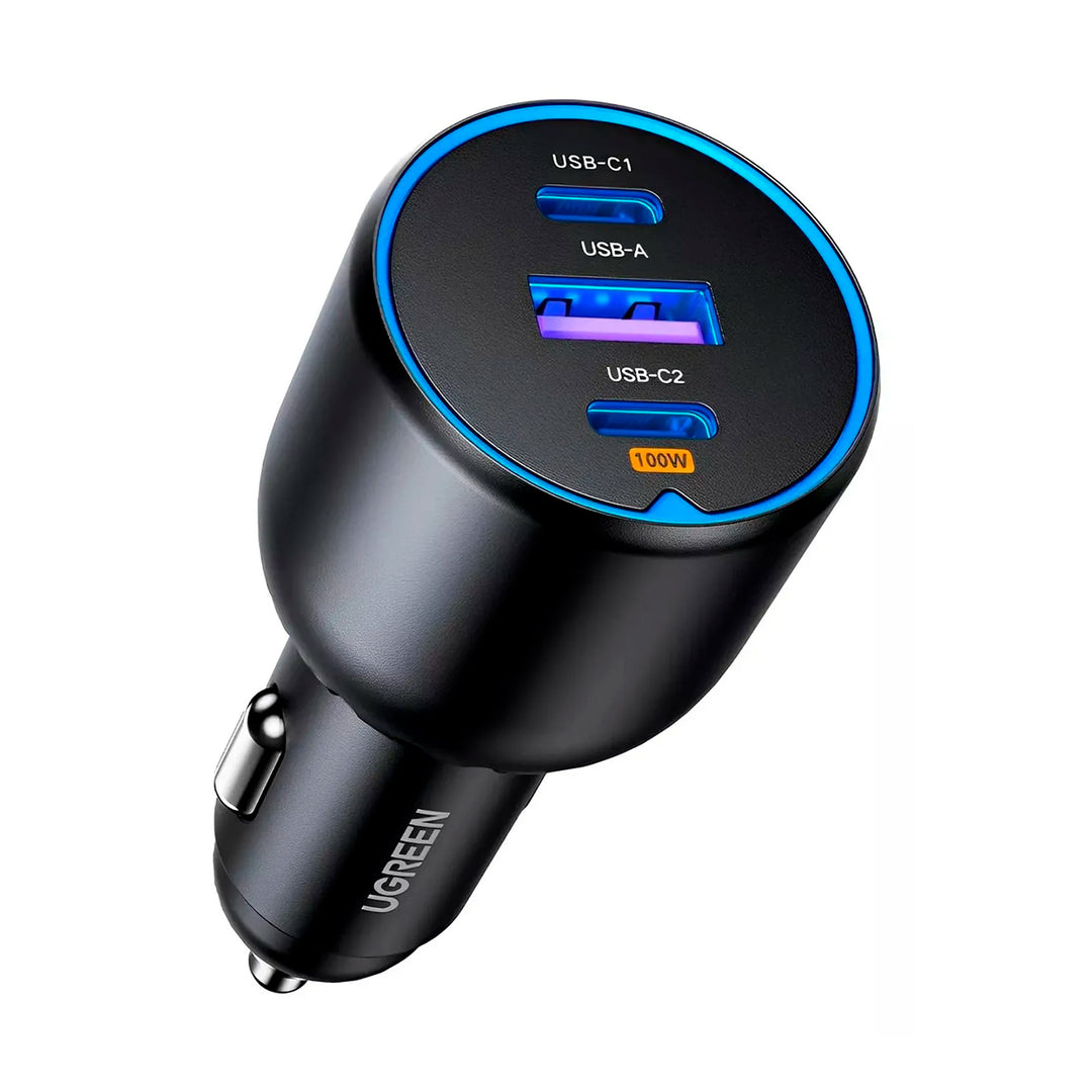 Cargador para autos de carga rápida Ugreen 130W 3-Port EC705 - Achorao