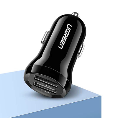 Cargador para auto Ugreen Dual USB Model ED018 - Achorao
