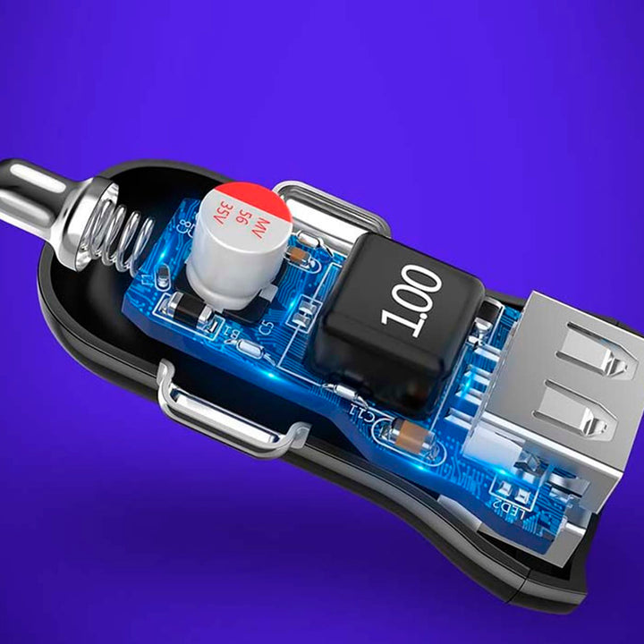 Cargador para auto Ugreen Dual USB Model ED018 - Achorao
