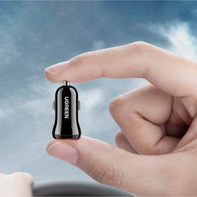 Cargador para auto Ugreen Dual USB Model ED018 - Achorao