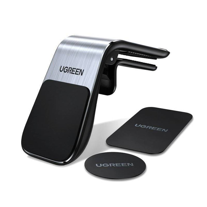 Soporte magnético Ugreen para rejilla de ventilación de carro, plateado (LP290) - Achorao