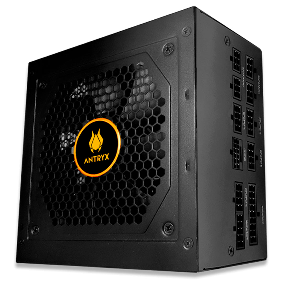 Fuente de poder Antryx Kirin Gold Evo, 850 W, 80 Plus Gold, modular, ATX 3.1, PCIe 5.0 - Achorao