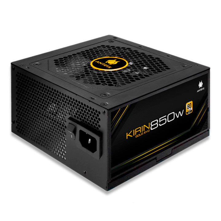 Fuente de poder Antryx Kirin Gold Evo, 850 W, 80 Plus Gold, modular, ATX 3.1, PCIe 5.0 - Achorao