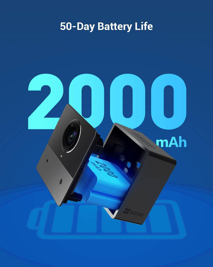 Camara de seguridad Inteligente Ezviz BC2 - 2MP INTERIOR C/BATERIA 2000MAH WIFI - Achorao