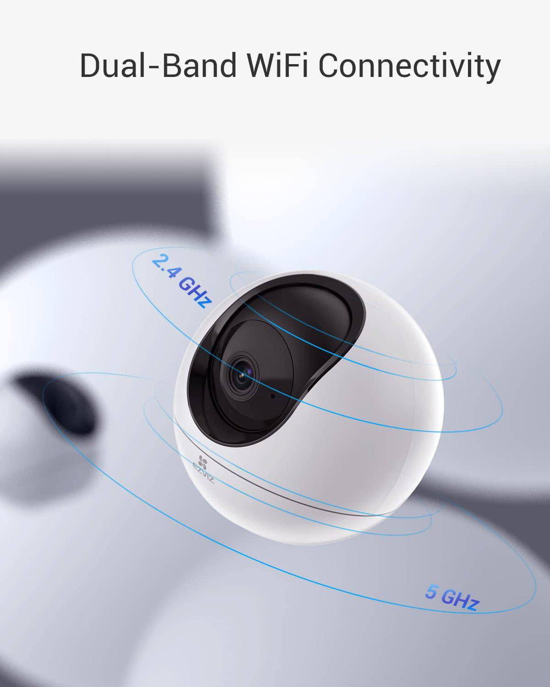 Camara de Seguridad Inteligente Ezviz C6 2k+ 4MP interior - Vista 360° - Lente 4MM - Achorao