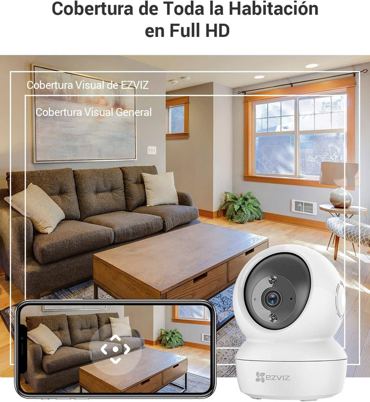 Camara de Seguridad Inteligente Ezviz C6N interior - 2MP - Vista 360° - Lente 4MM - Achorao