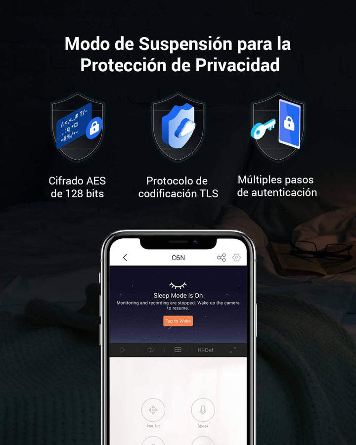 Camara de Seguridad Inteligente Ezviz C6N interior - 2MP - Vista 360° - Lente 4MM - Achorao