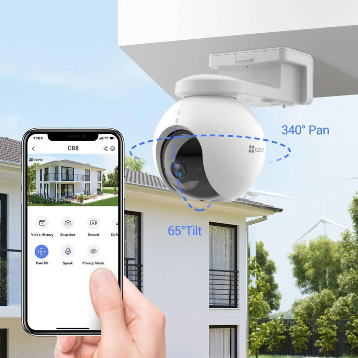 Camara de seguridad Inteligente Ezviz CB8 2K - 3MP CON BATERIA WIFI exterior - Achorao