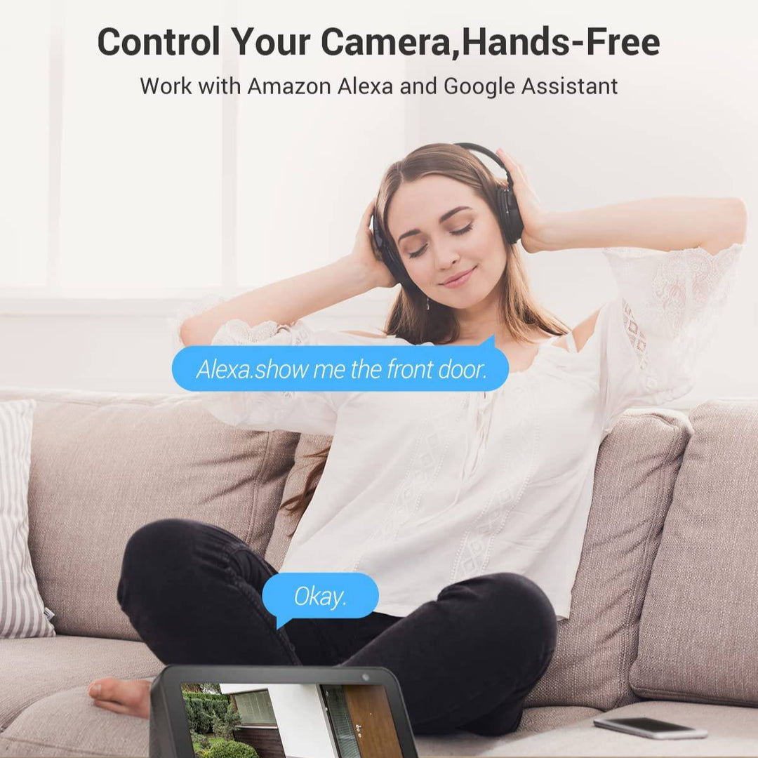 Camara de Seguridad Inteligente Ezviz H8c 2k+ 4MP - Lente 4MM - Vista 360° - Achorao
