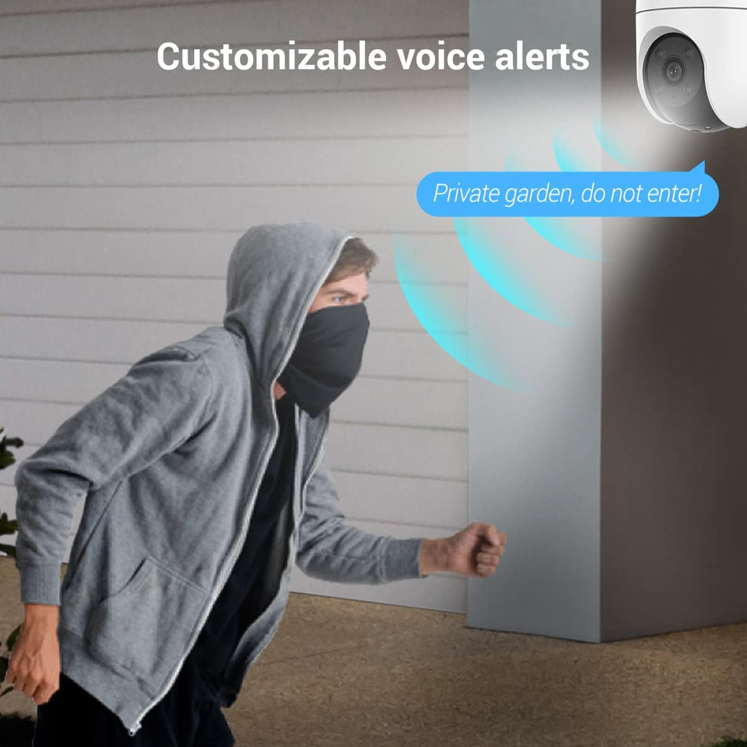 Camara de Seguridad Inteligente Ezviz H8c 2k+ 4MP - Lente 4MM - Vista 360° - Achorao