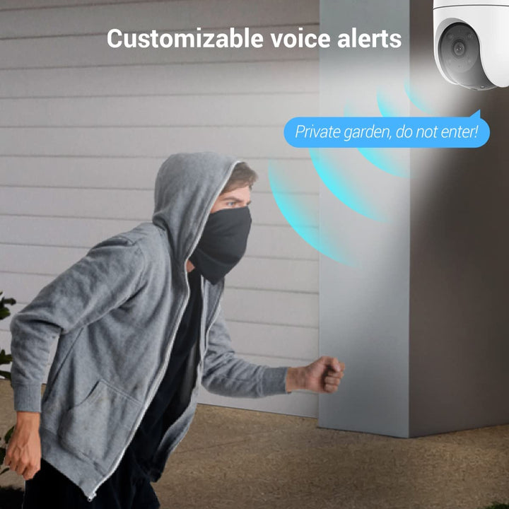 Camara de Seguridad Inteligente Ezviz H8c 2k+ 4MP - Lente 4MM - Vista 360° - Achorao