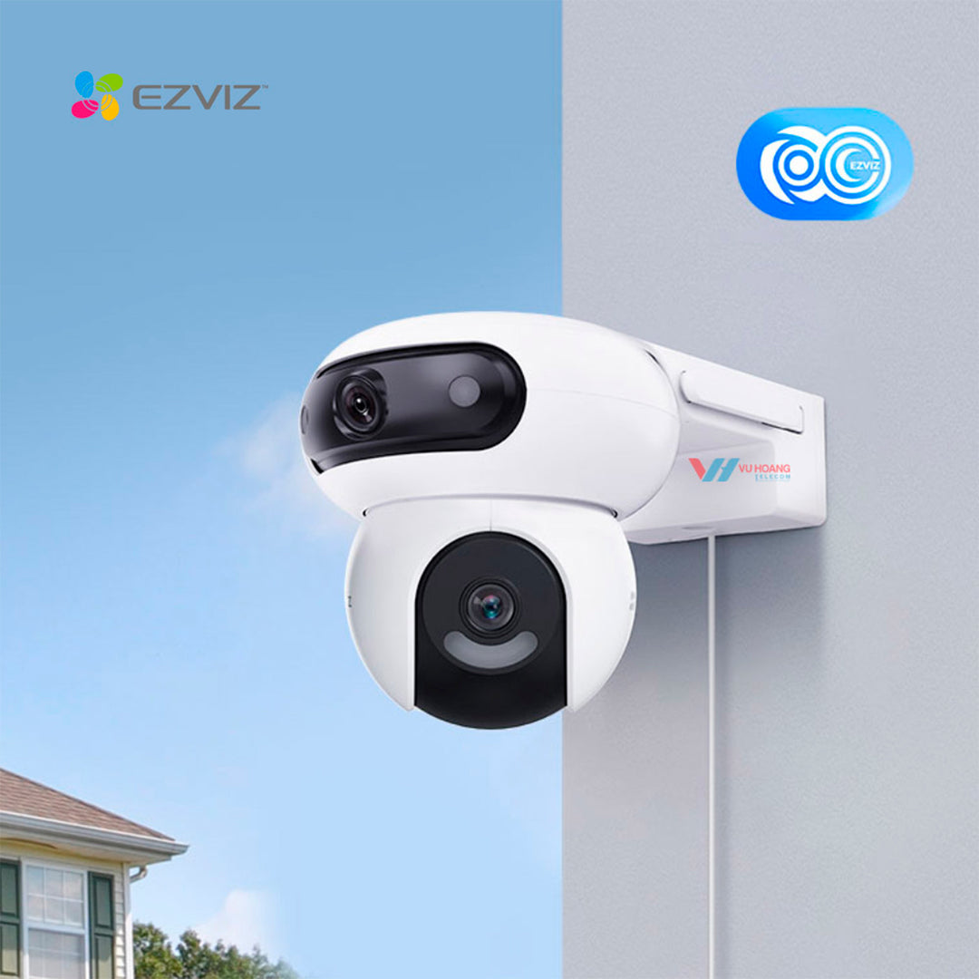 Cámara de seguridad Ezviz H90-R100 (8H44WKFL), IP PT, doble lente, Wi-Fi, 8 MP, 2.8 + 6 mm, exterior - Achorao